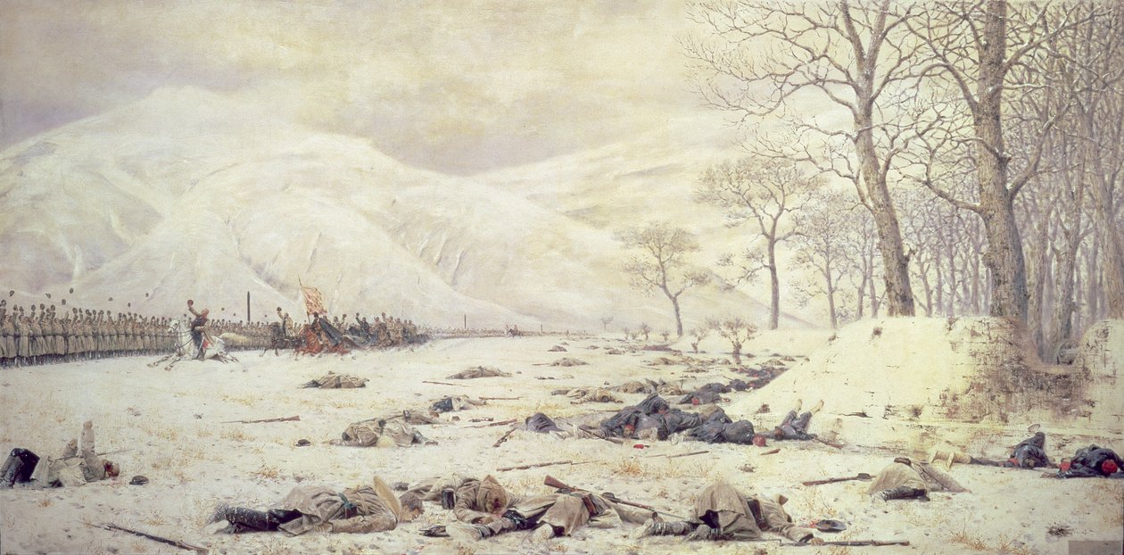 General Skobelev (1843-82) em Shipka, Guerra Russo-Turca de 1877-78, 1878 de Piotr Petrovitch Weretshchagin