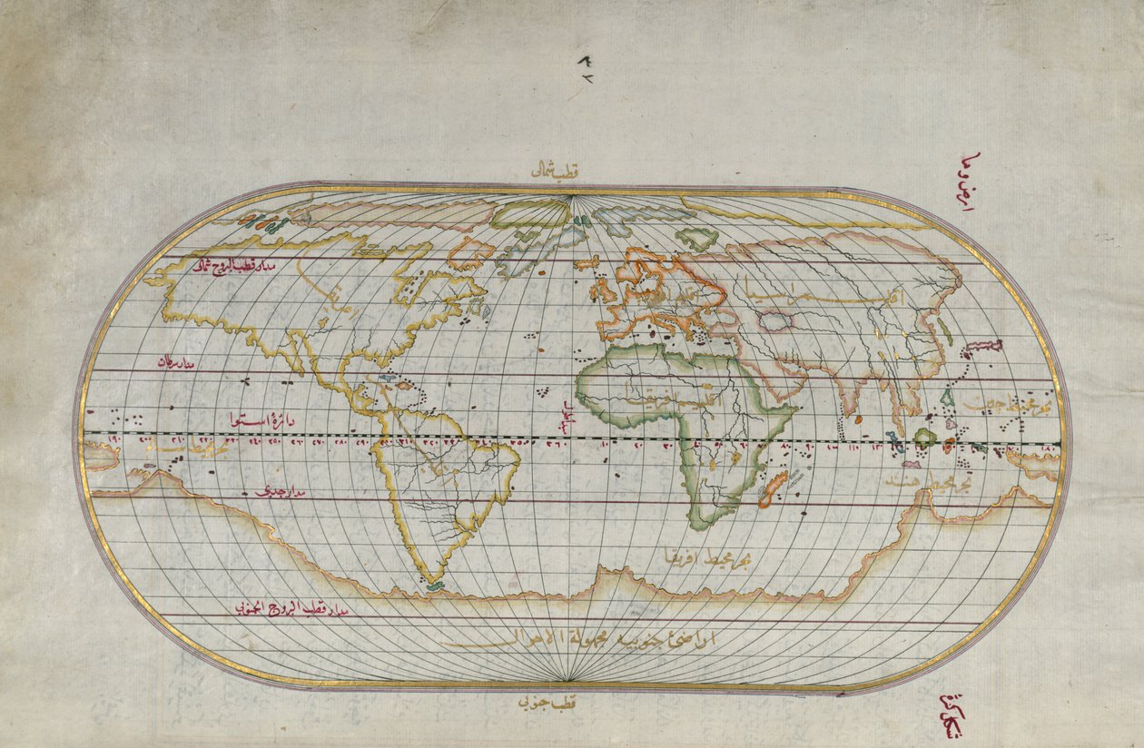 Mapa do mundo oval de Piri Reis