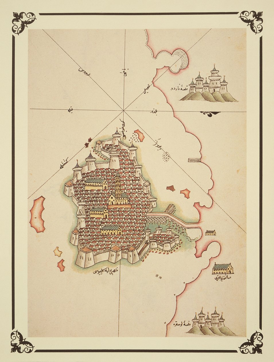 Mapa de Gallipoli, do 