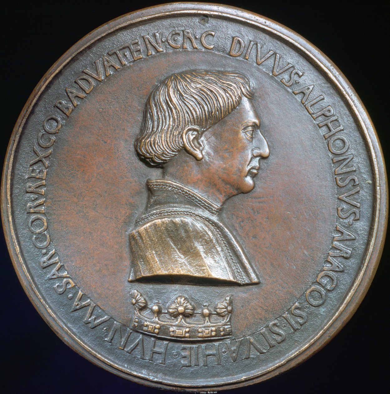Alphonse V de Aragão, c1415-1455 de Antonio Pisanello