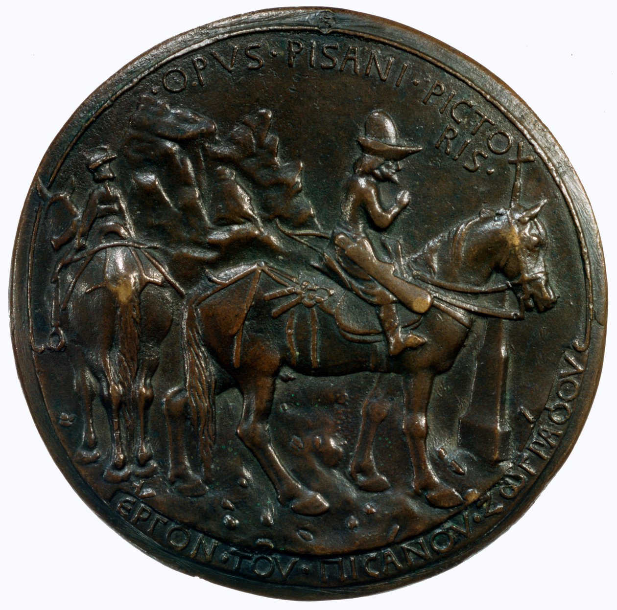 João VIII, c1415-1455 de Antonio Pisanello