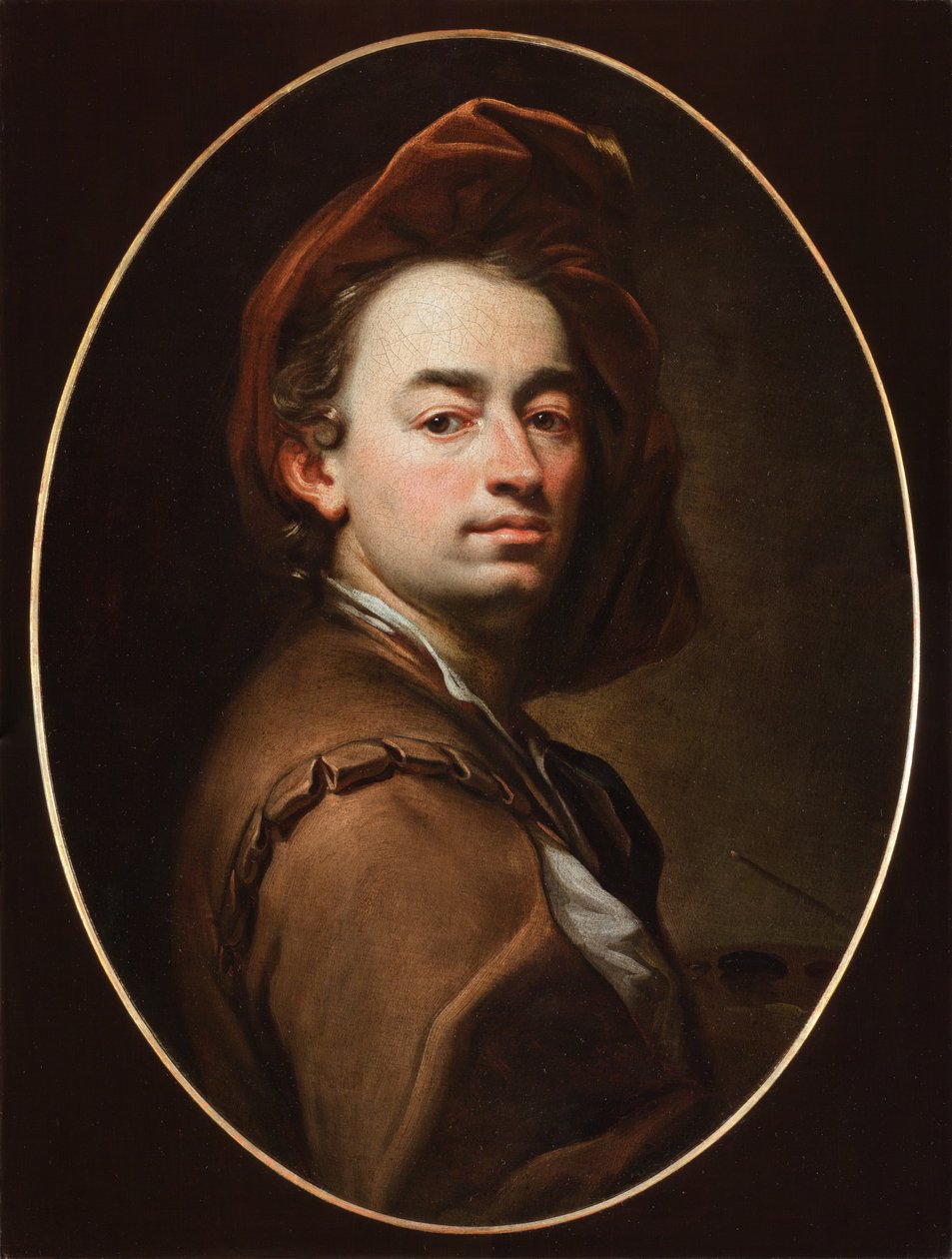 Auto-retrato, chamado Lobkowicz, c.1697 de Pitr Brandl