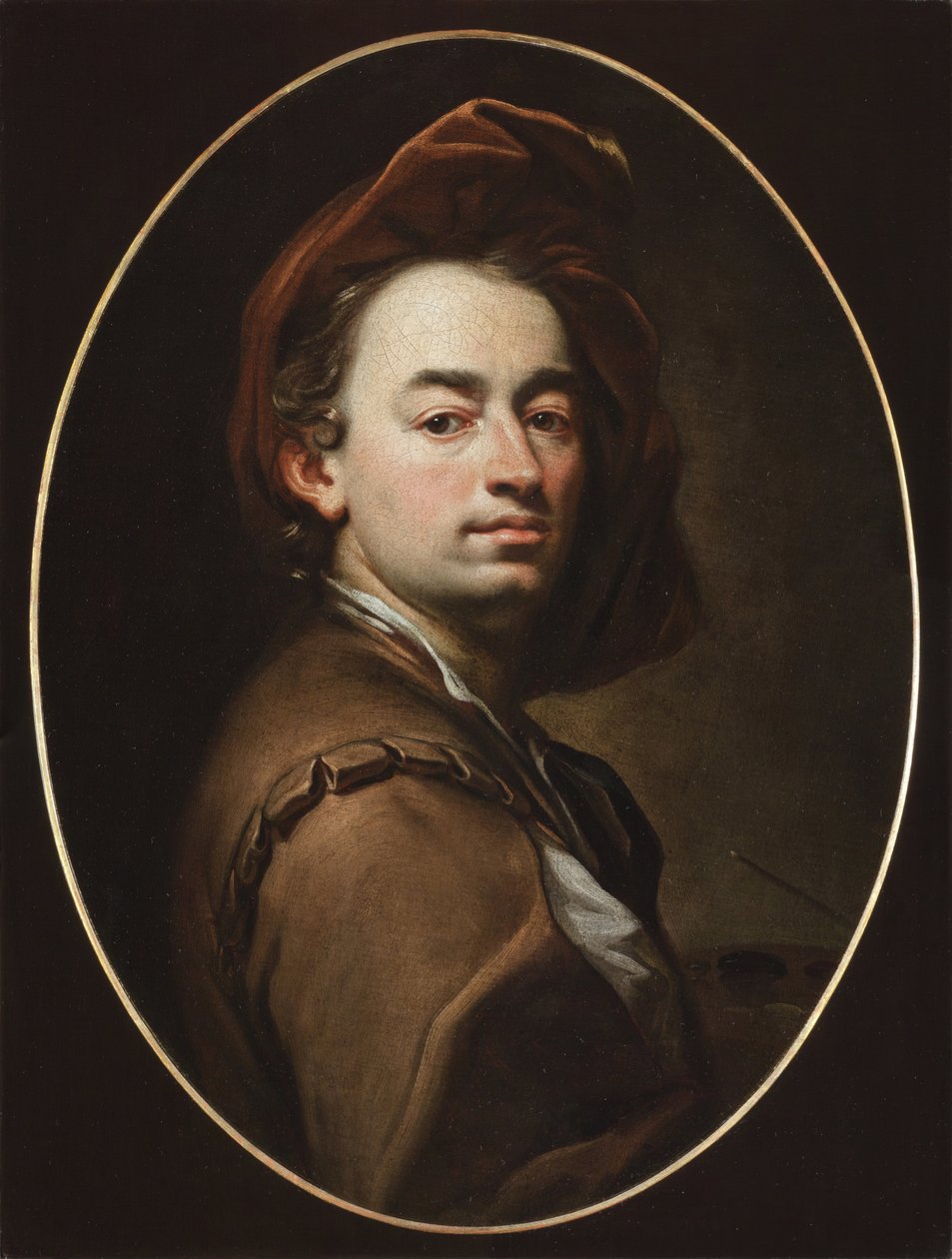 Auto-retrato - Auto-retrato - Petr Brandl (Peter Johannes ou Jan Petr Brandl) (1668-1735). Óleo sobre tela, ca. 1698, Galeria Nacional, Praga. de Pitr Brandl
