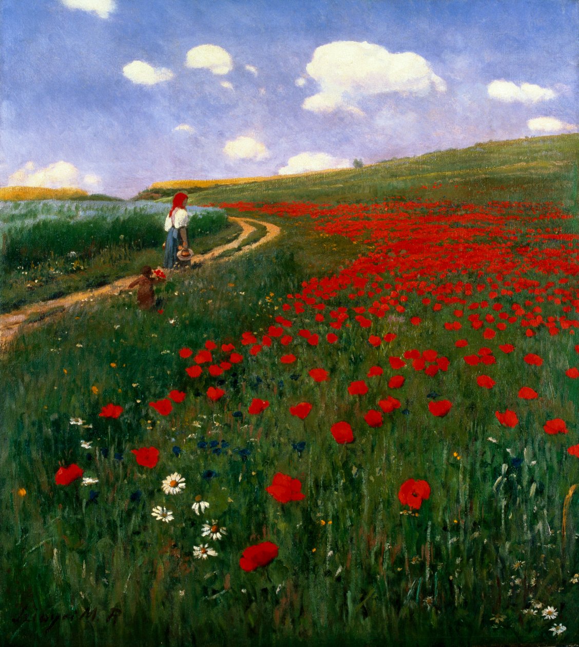 O campo de papoula de Pál Szinyei Merse
