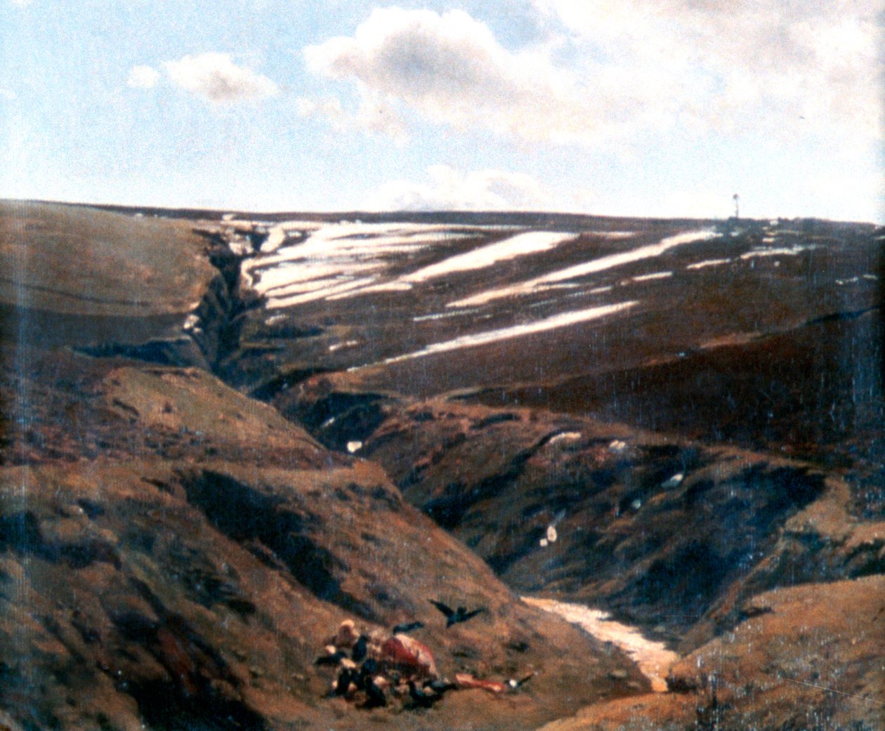 Descongelar a neve, 1884-1895 de Pál Szinyei Merse