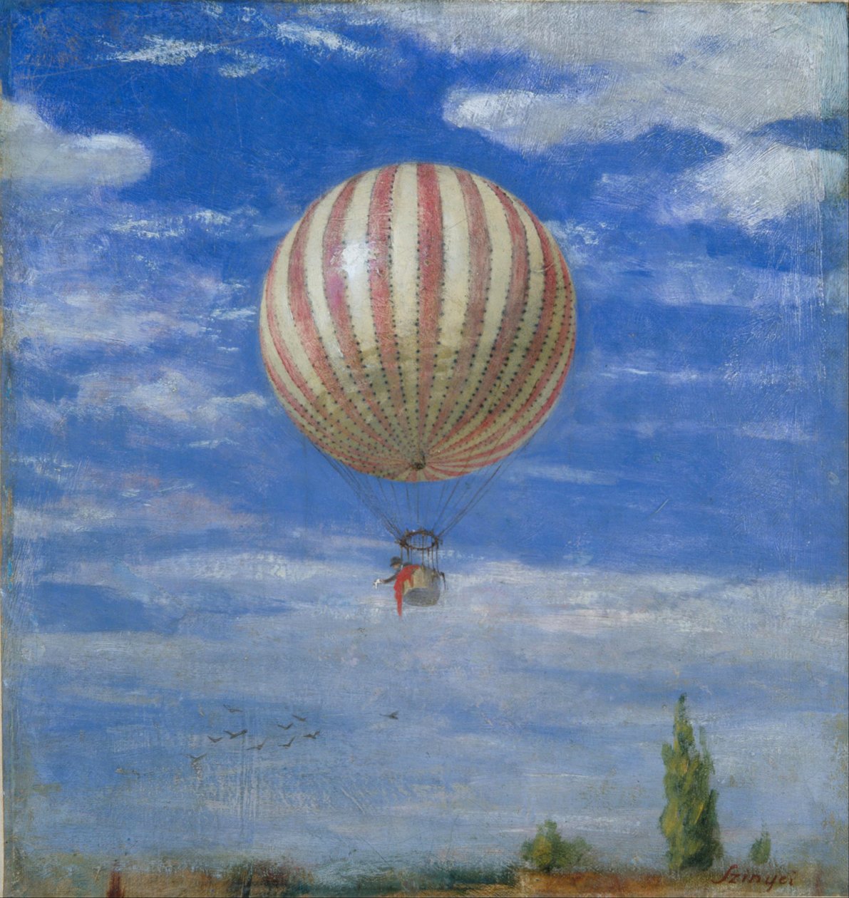 O balão de Pál Szinyei Merse