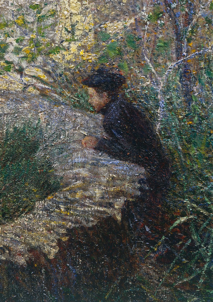 Manhã de Abril na Ligúria ou Azeitonas em Albaro de Plinio Nomellini