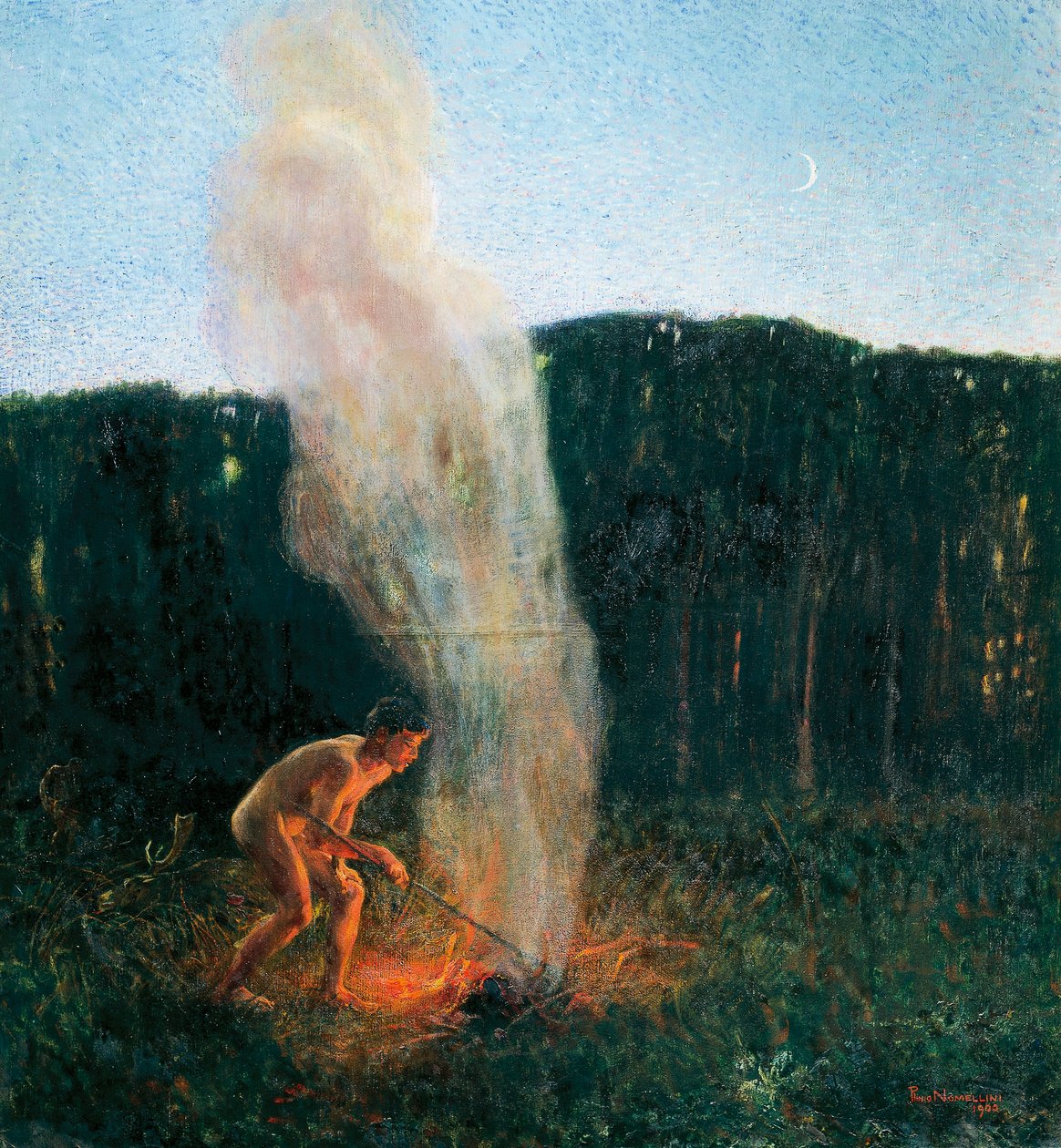 Coluna de fumo de Plinio Nomellini
