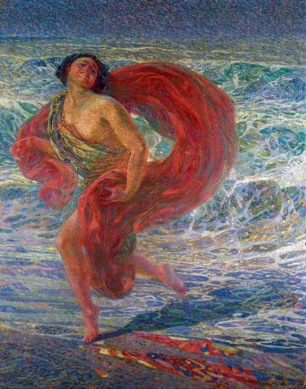Isadora Duncan. Gioia tirrena, 1914. de Plinio Nomellini