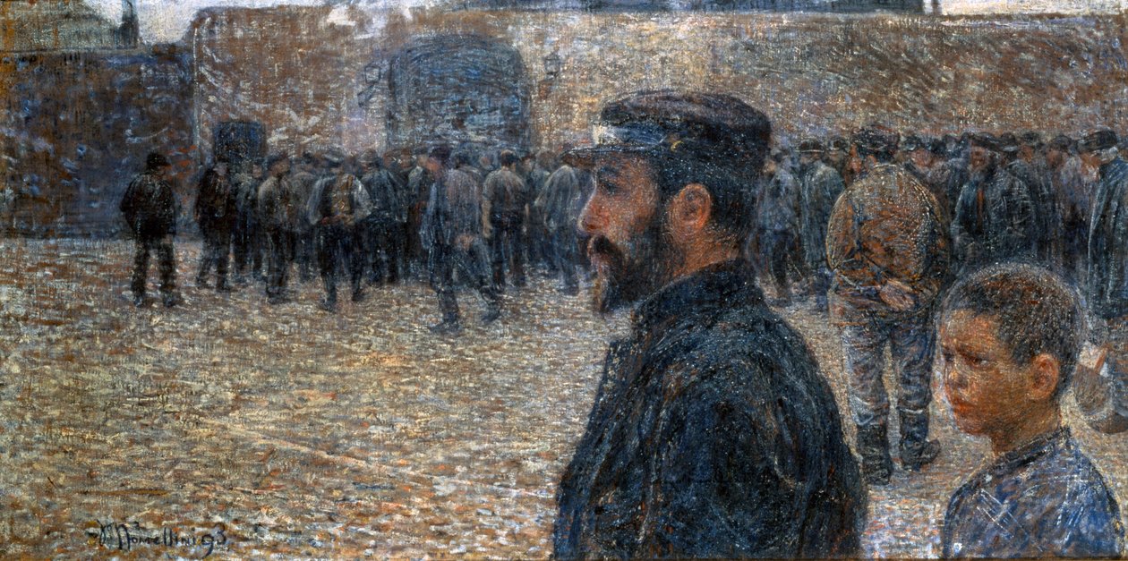 Trabalho por turnos (The work diana) de Plinio Nomellini