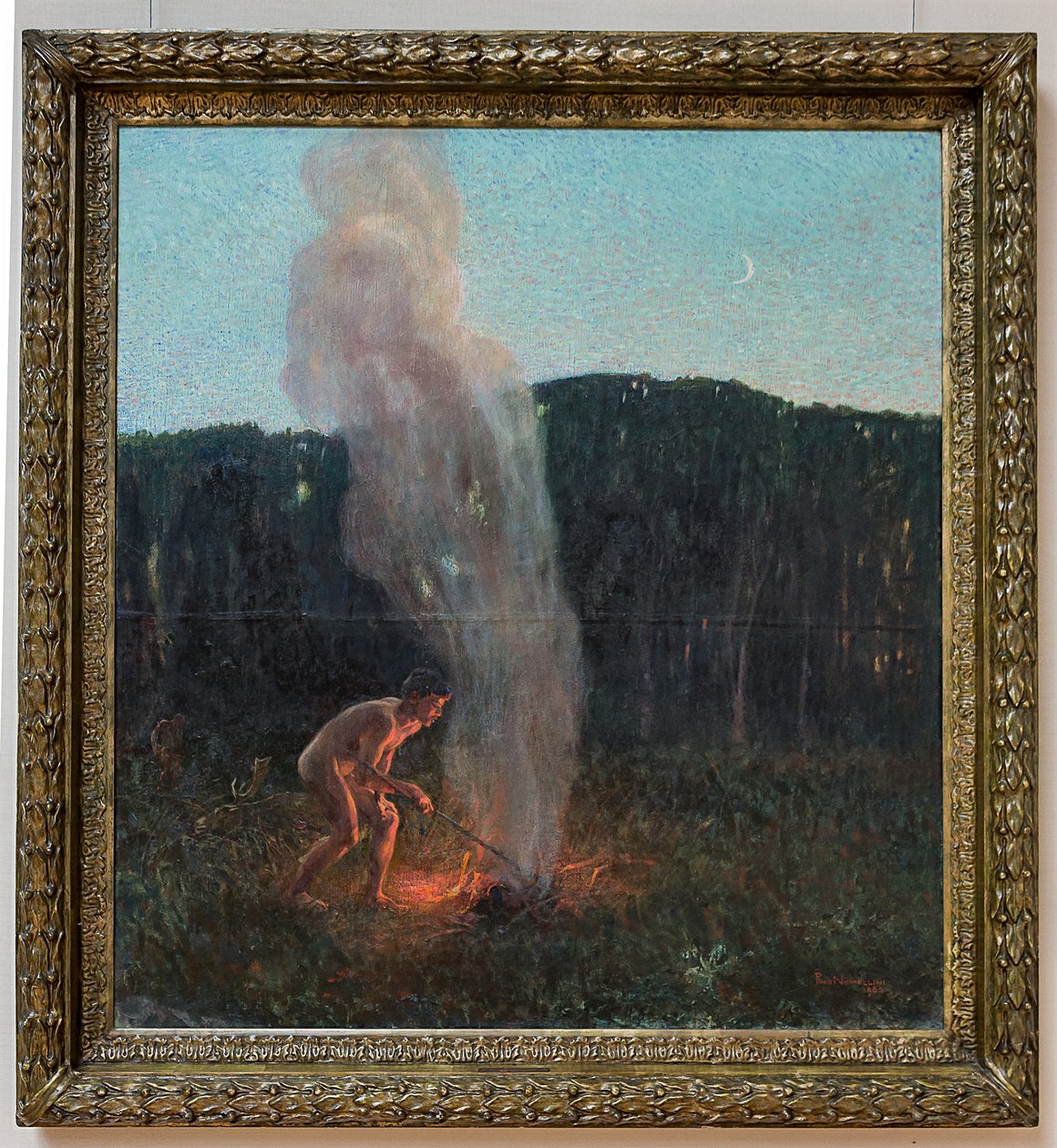A coluna de fumaça de Plinio Nomellini