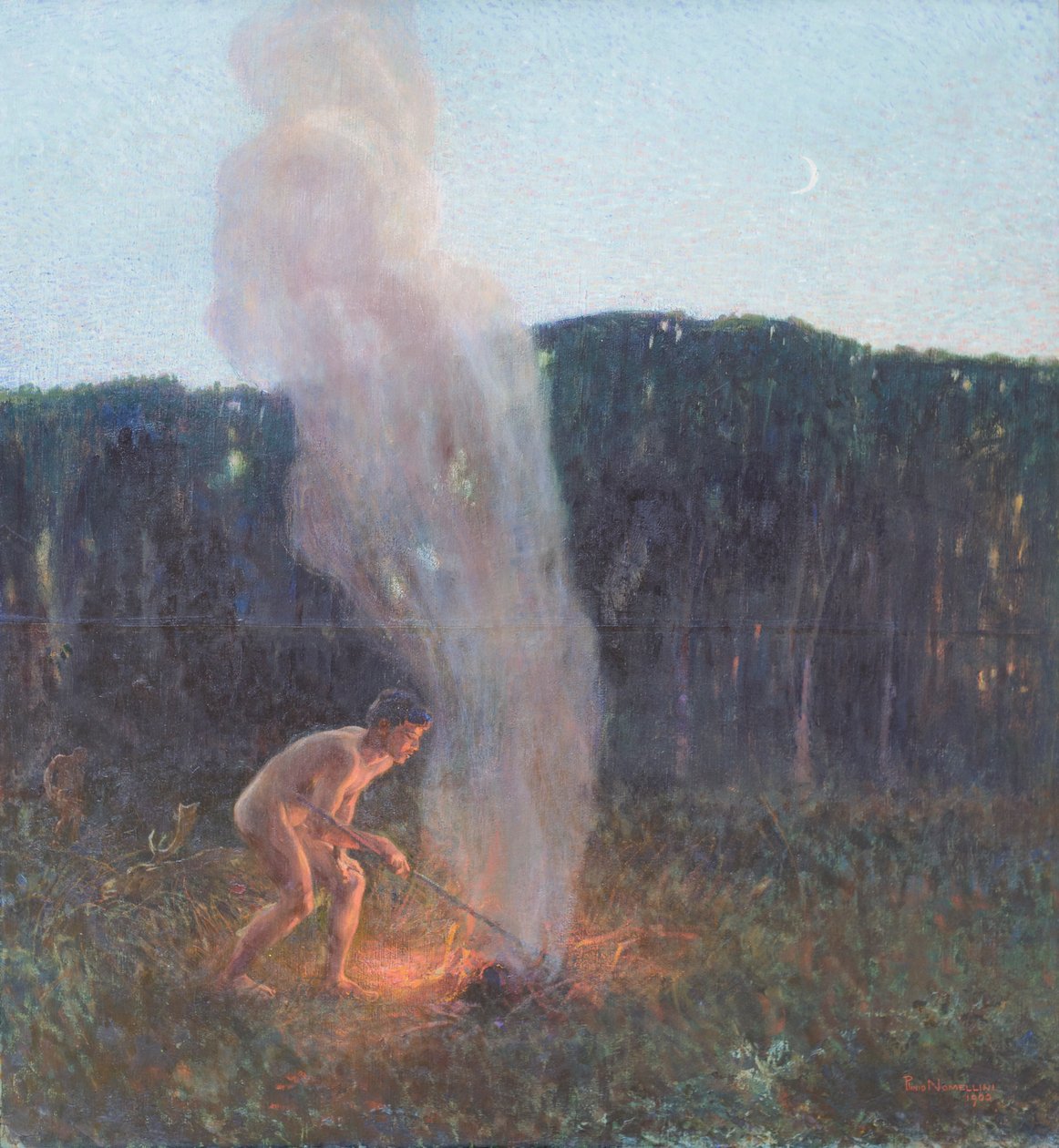 A coluna de fumo de Plinio Nomellini