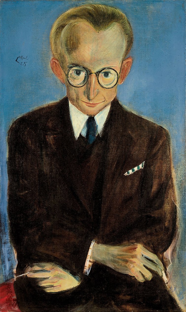 Retrato de Paul Fechter 1880-1958, 1925. de Pol Cassel