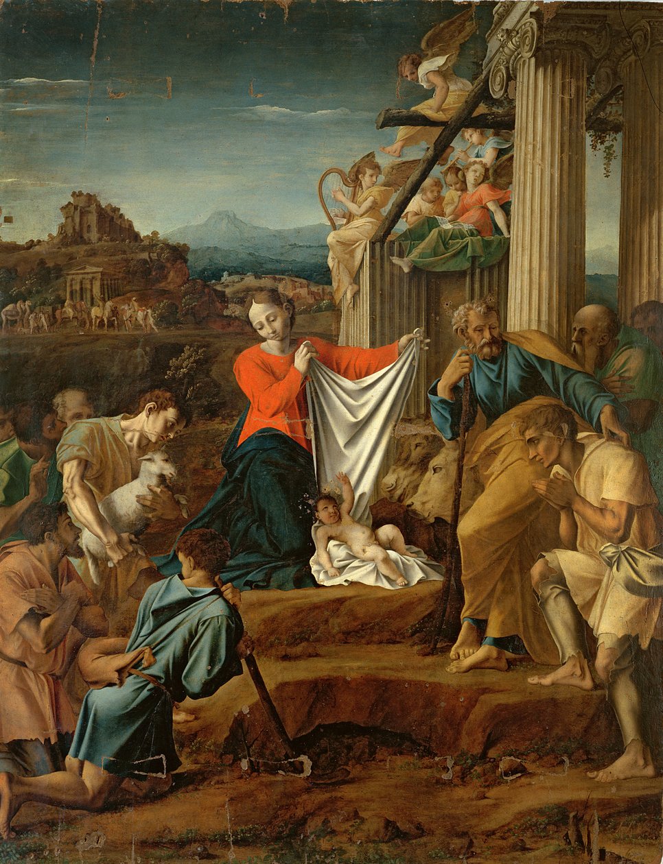 natividade de Polidoro da Caravaggio