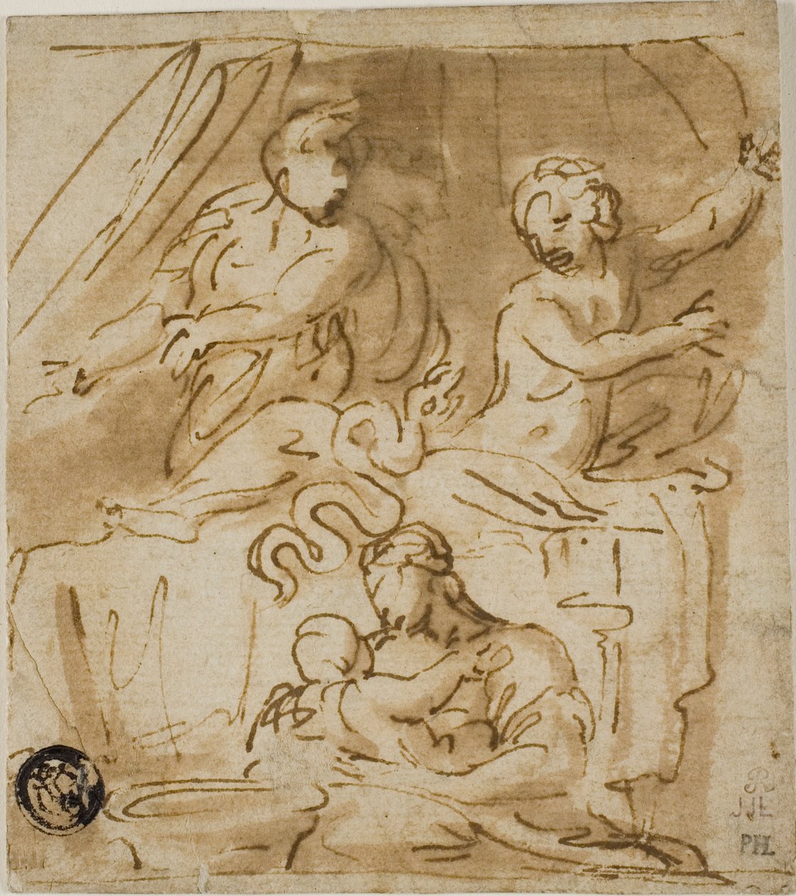 Nascimento de Alexandre de Polidoro da Caravaggio