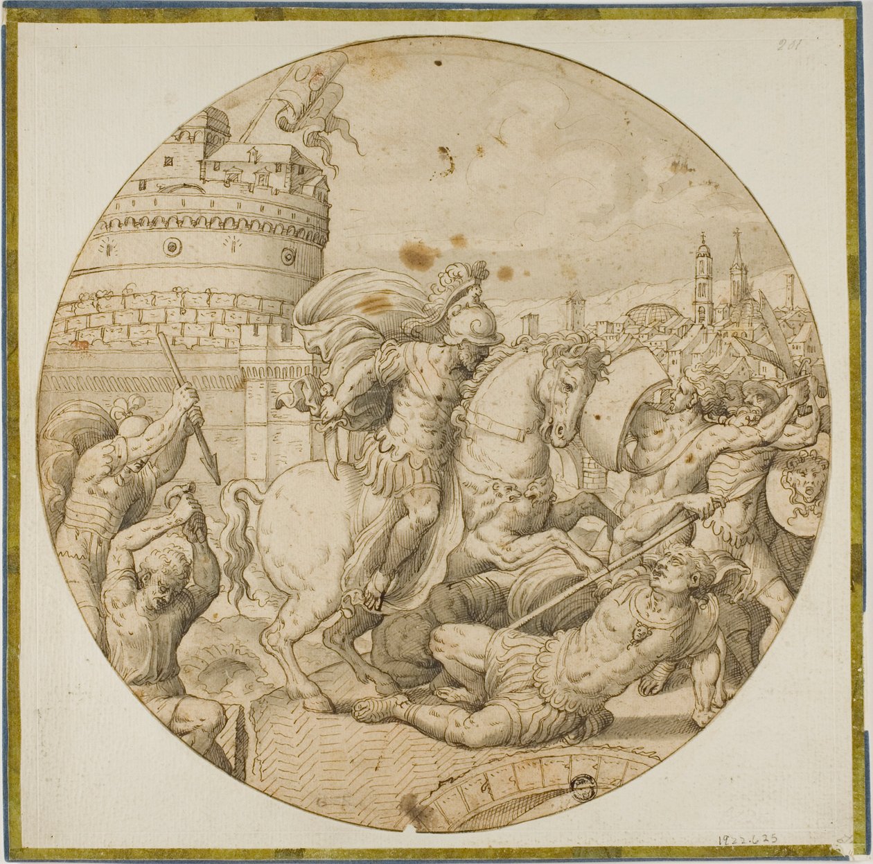 Horatius na ponte de Polidoro da Caravaggio