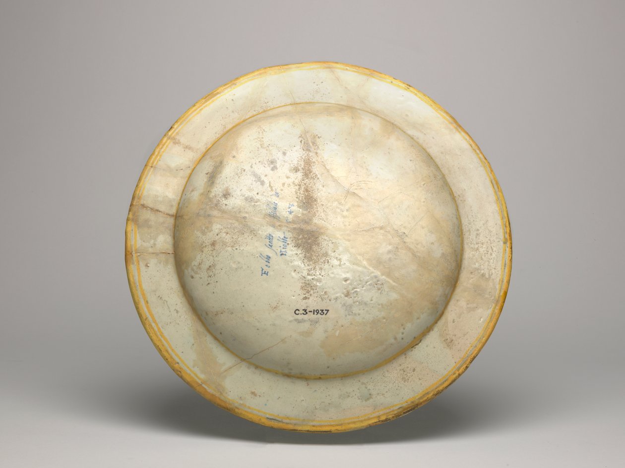 Prato de Maiolica, Apollo matando os Filhos de Niobe de Polidoro da Caravaggio