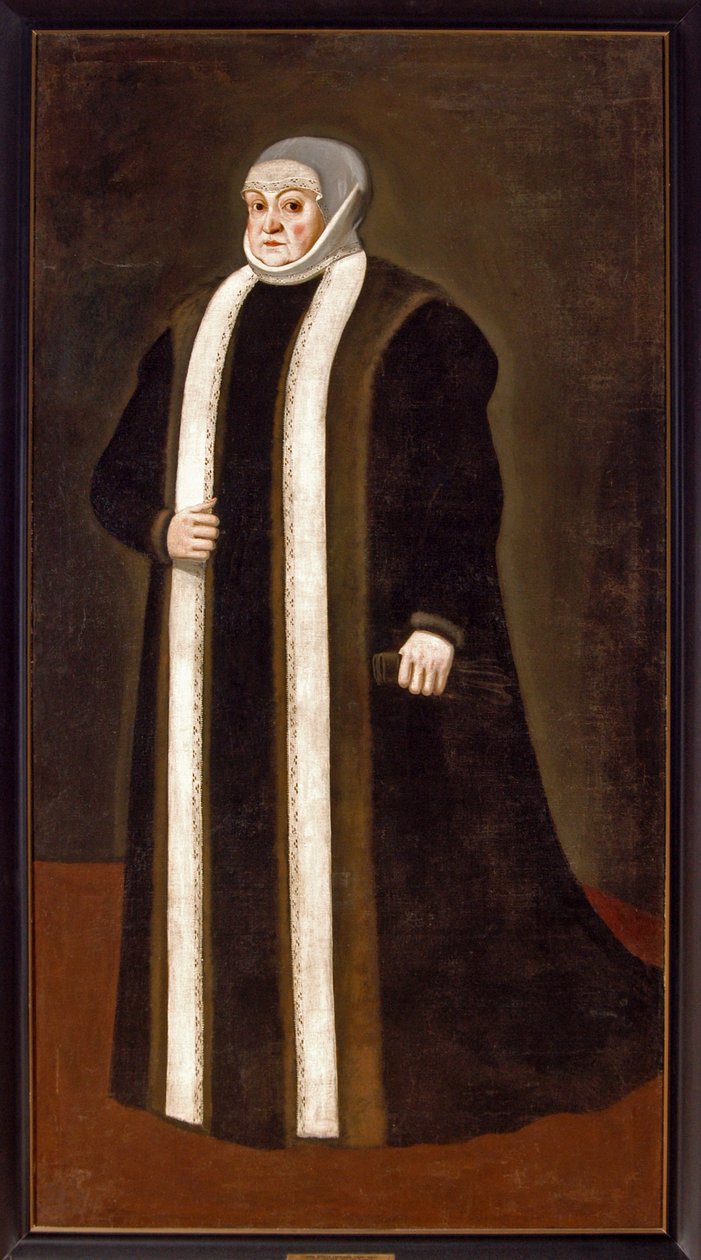 Portait da rainha Bona de Polish School