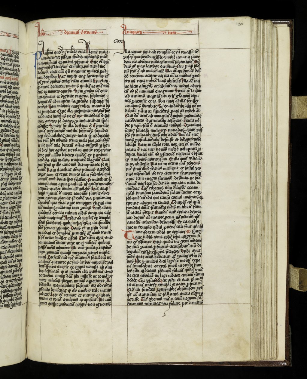 Página 283 do Livro 18 das Antiguidades Judaicas de Josephus Flavius, Tyniec de Polish School