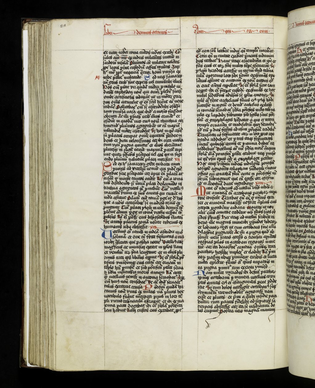 Livro 18, página 284 de Antiguidades Judeus, de Josephus Flavius, Tyniec de Polish School