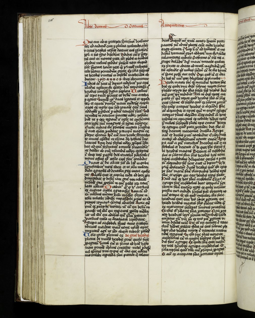 Página 286 do Livro 18 das Antiguidades Judaicas de Josephus Flavius, Tyniec de Polish School