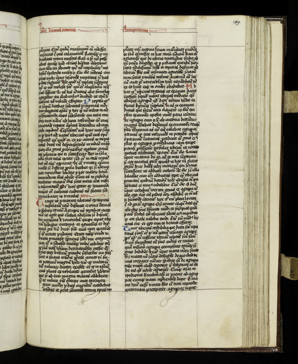 Página 289 do Livro 18 das Antiguidades Judaicas de Josephus Flavius, Tyniec de Polish School