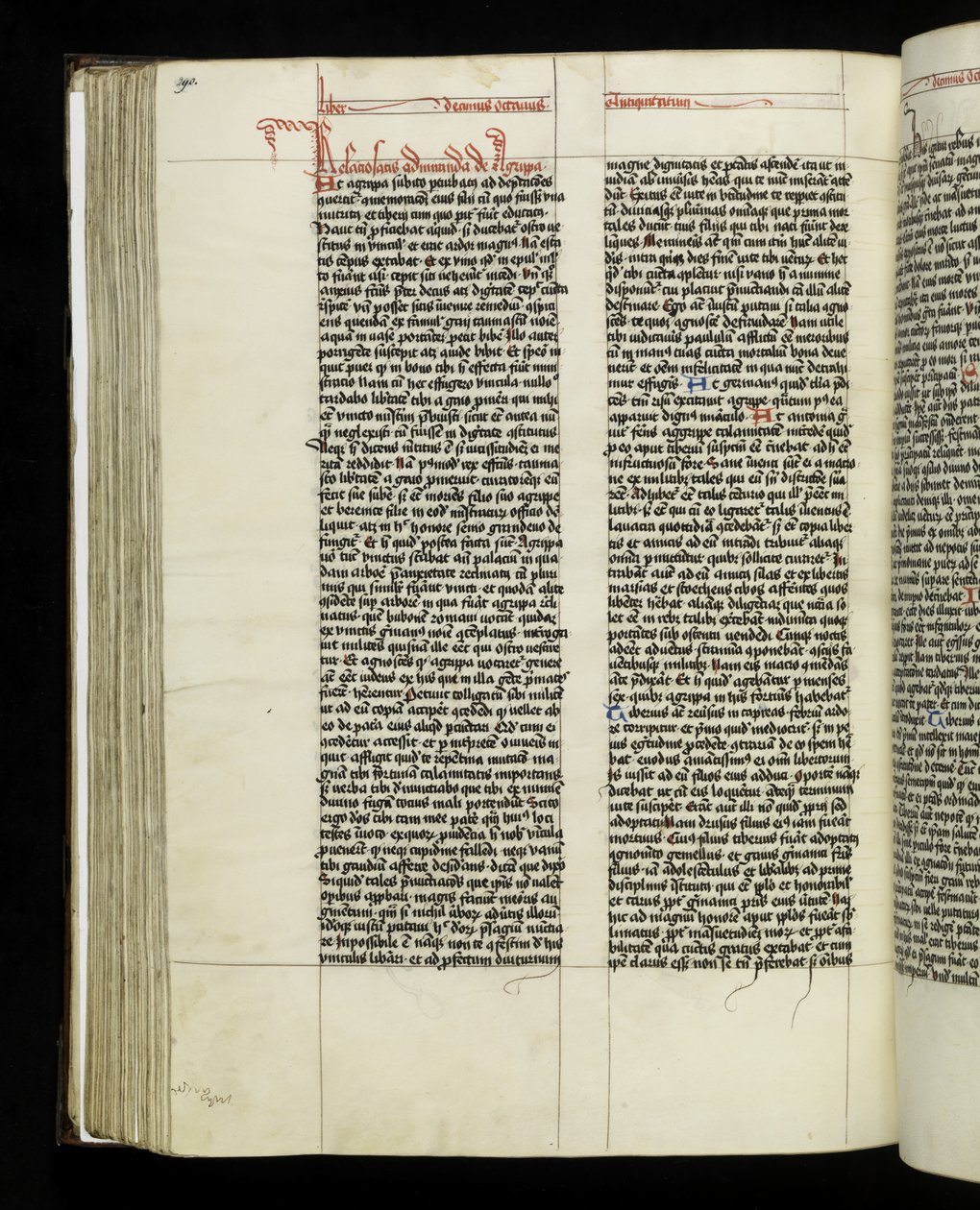 Livro 18, página 290 de Antiguidades Judeus, de Josephus Flavius, Tyniec de Polish School