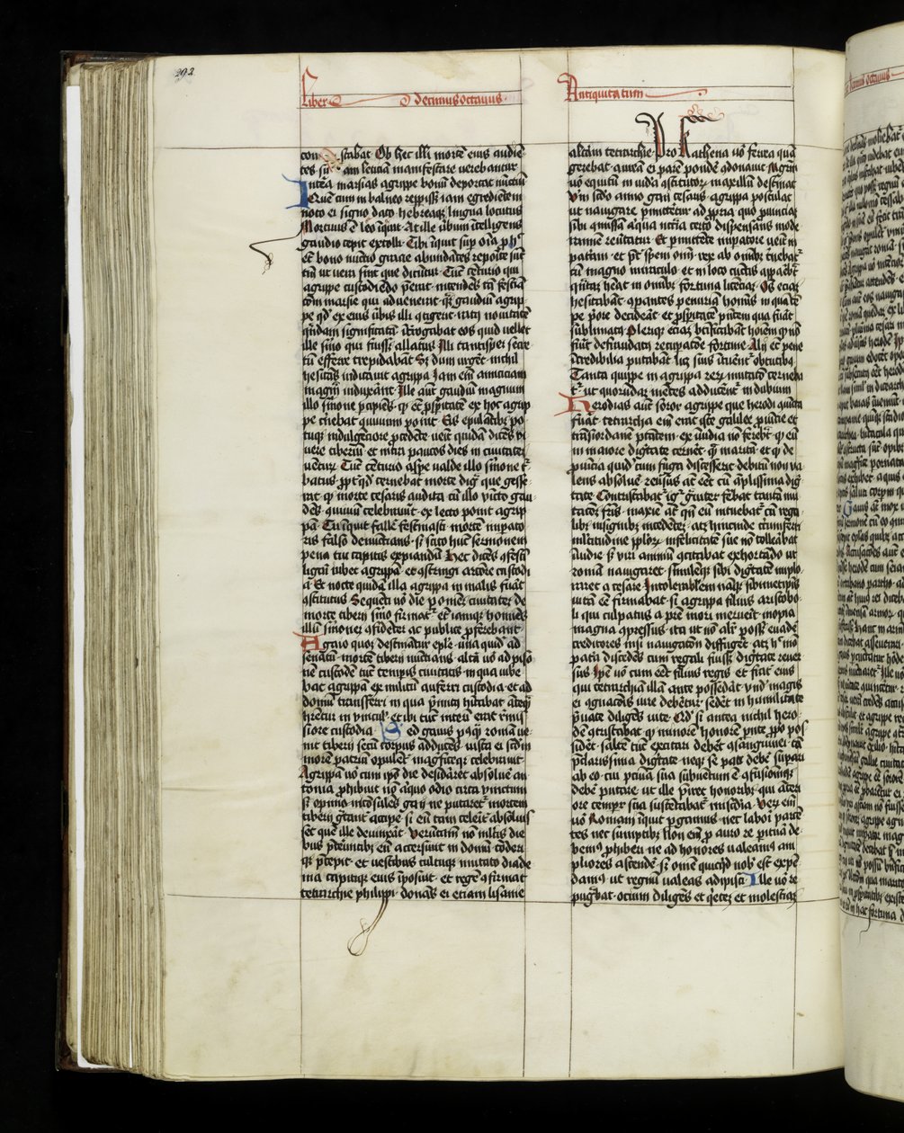 Livro 292 da página 18 de "Antiguidades Judaicas de Josephus Flavius, Tyniec de Polish School