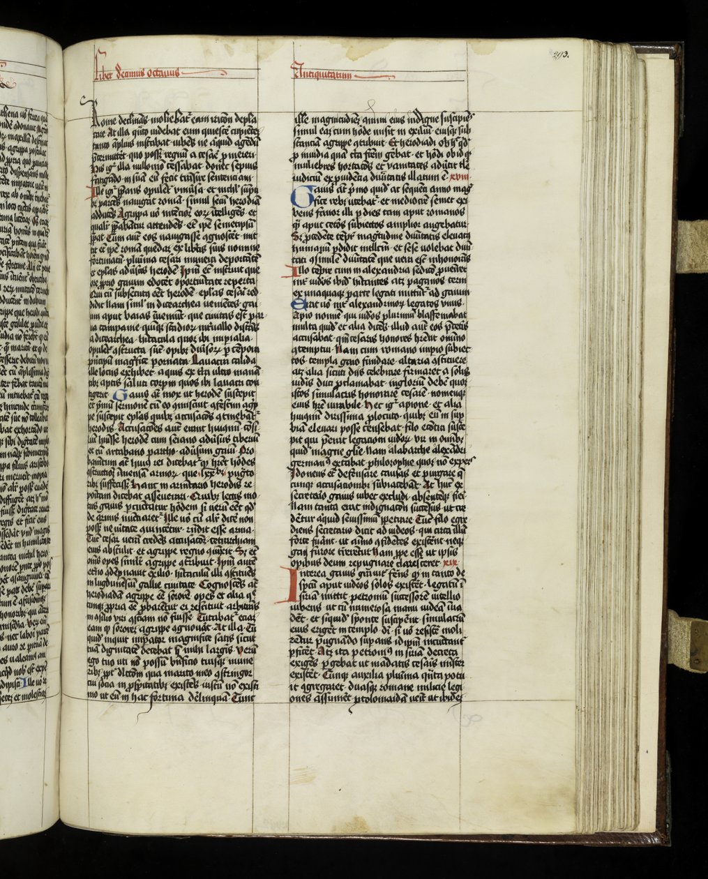 Página 293 do Livro 18 das Antiguidades Judaicas de Josephus Flavius, Tyniec de Polish School