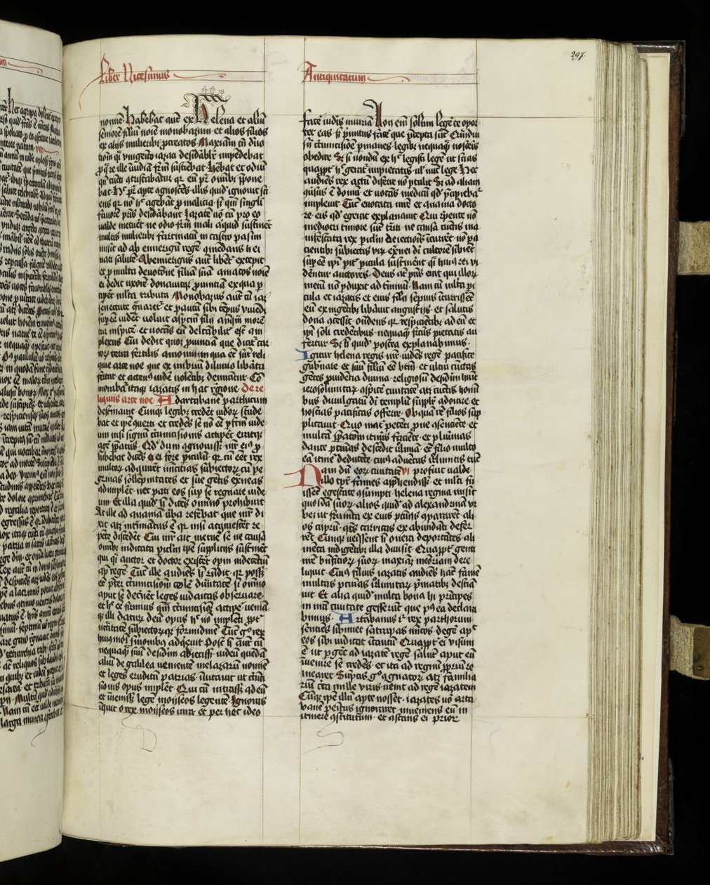 Livro 297 da página 20 de "Antiguidades Judaicas de Josephus Flavius, Tyniec de Polish School