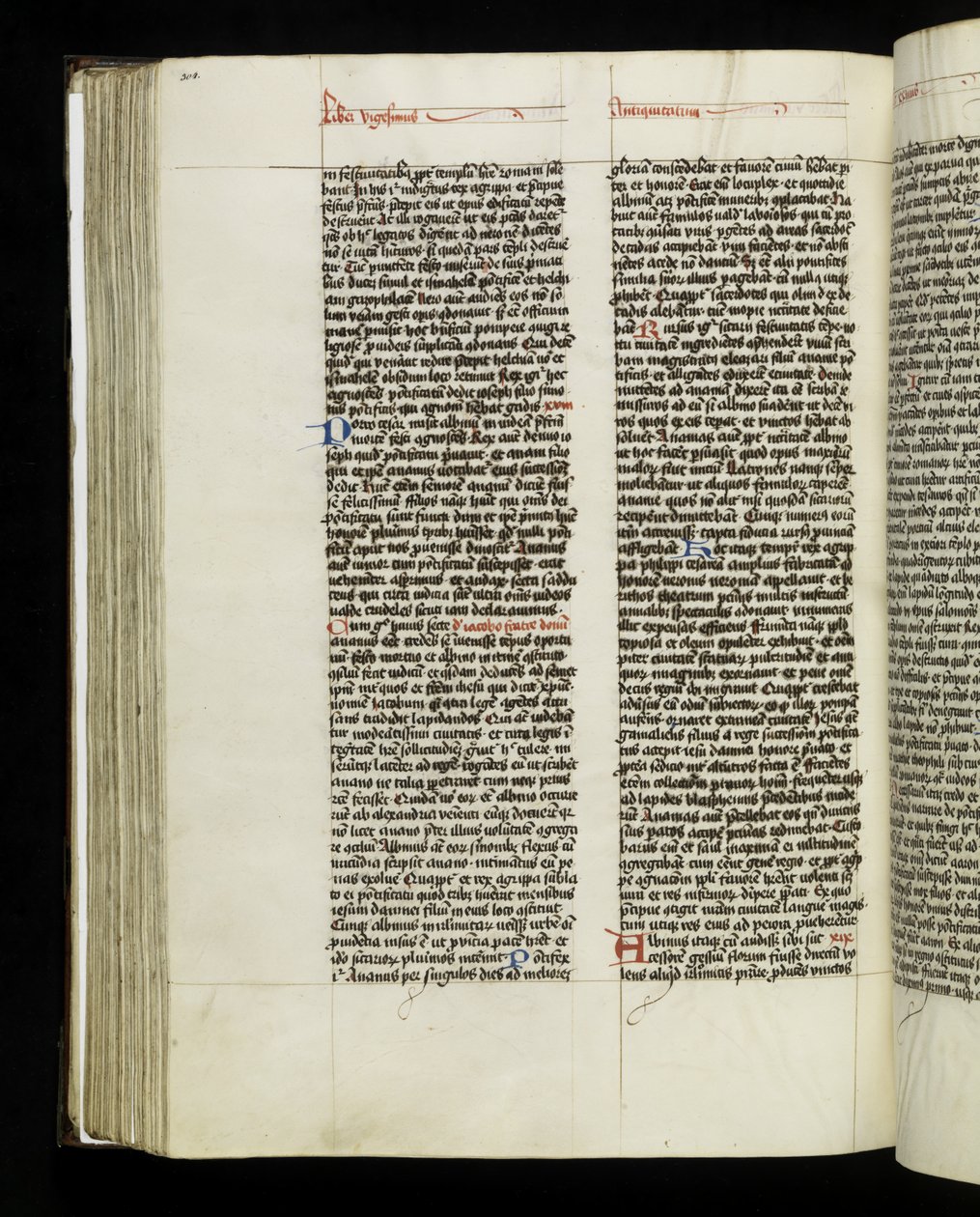 Página 304 do Livro 20 de "Antiguidades Judaicas de Josephus Flavius, Tyniec de Polish School