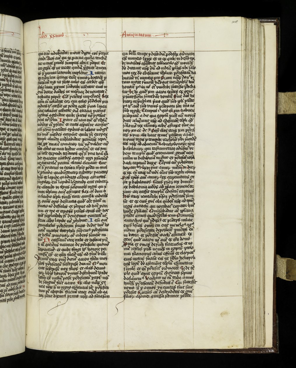 Página 305 do Livro 20 de "Antiguidades Judaicas de Josephus Flavius, Tyniec de Polish School
