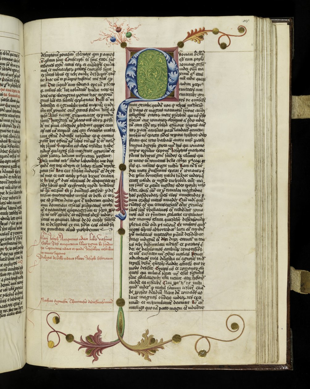 Página 307 do Livro 20 de "Antiguidades Judaicas de Josephus Flavius, Tyniec de Polish School