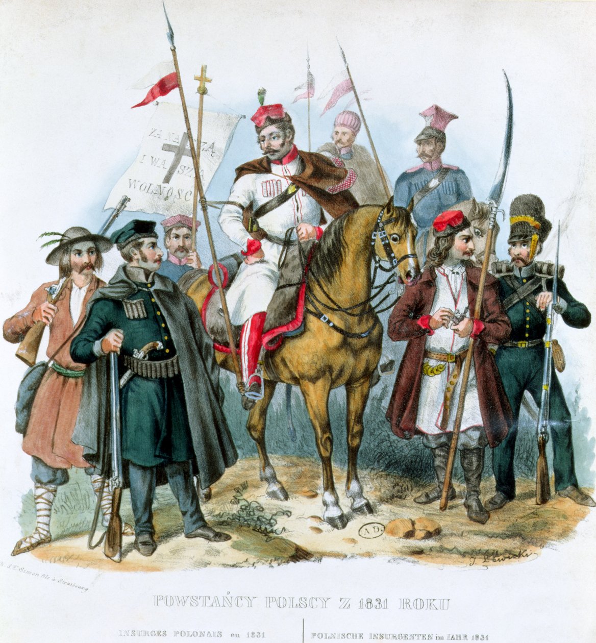 Insurgentes poloneses, 1831 de Polish School