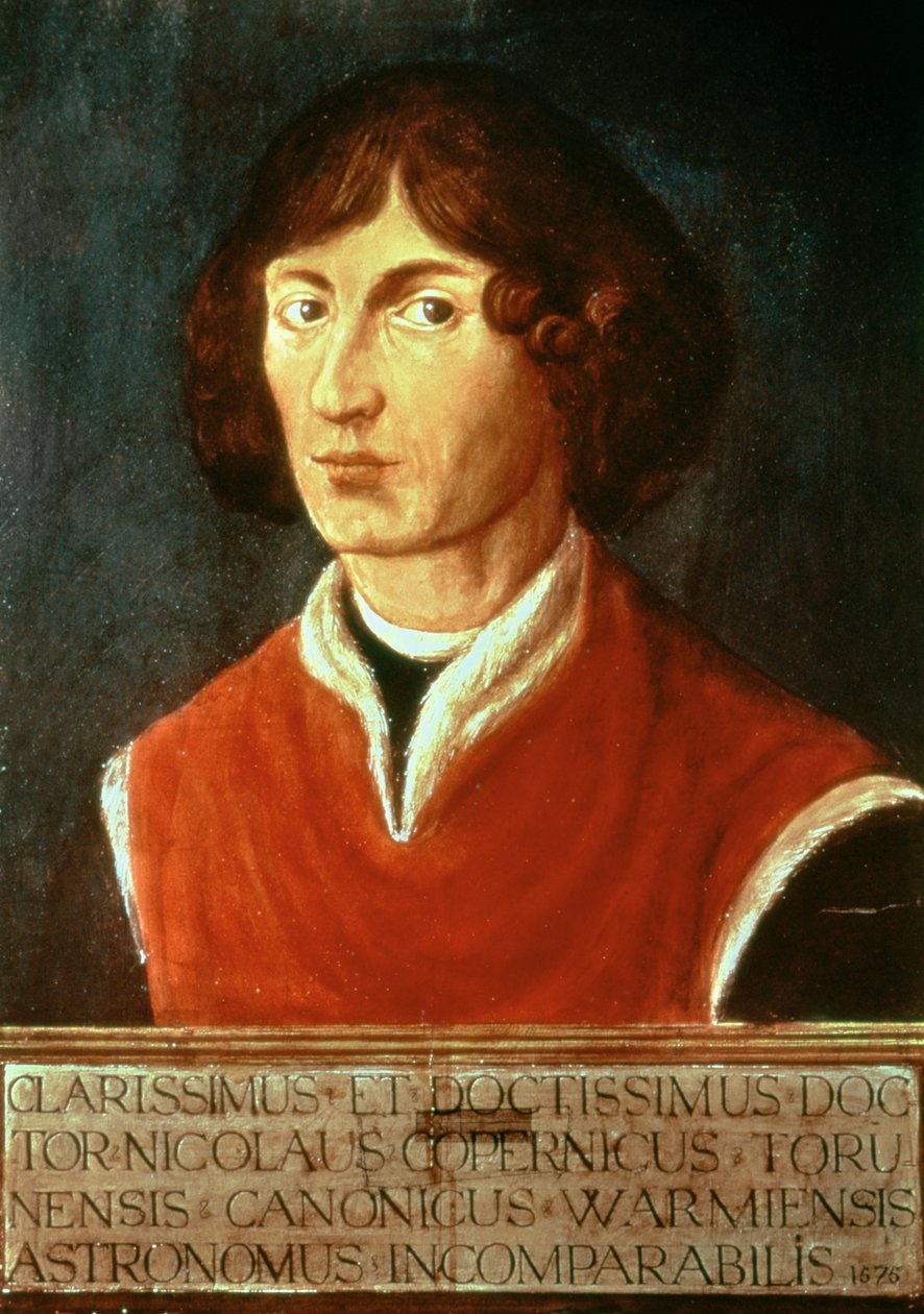 Retrato de Andreus Nikolaus Copernicus (1473-1543) 1575 de Polish School