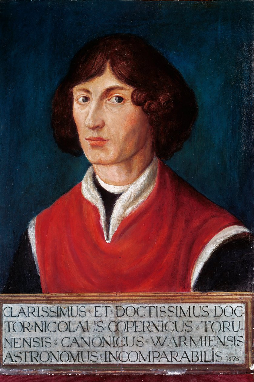 Retrato de Nicolas Copérnico ((Nicolaus Copernicus de Polish School