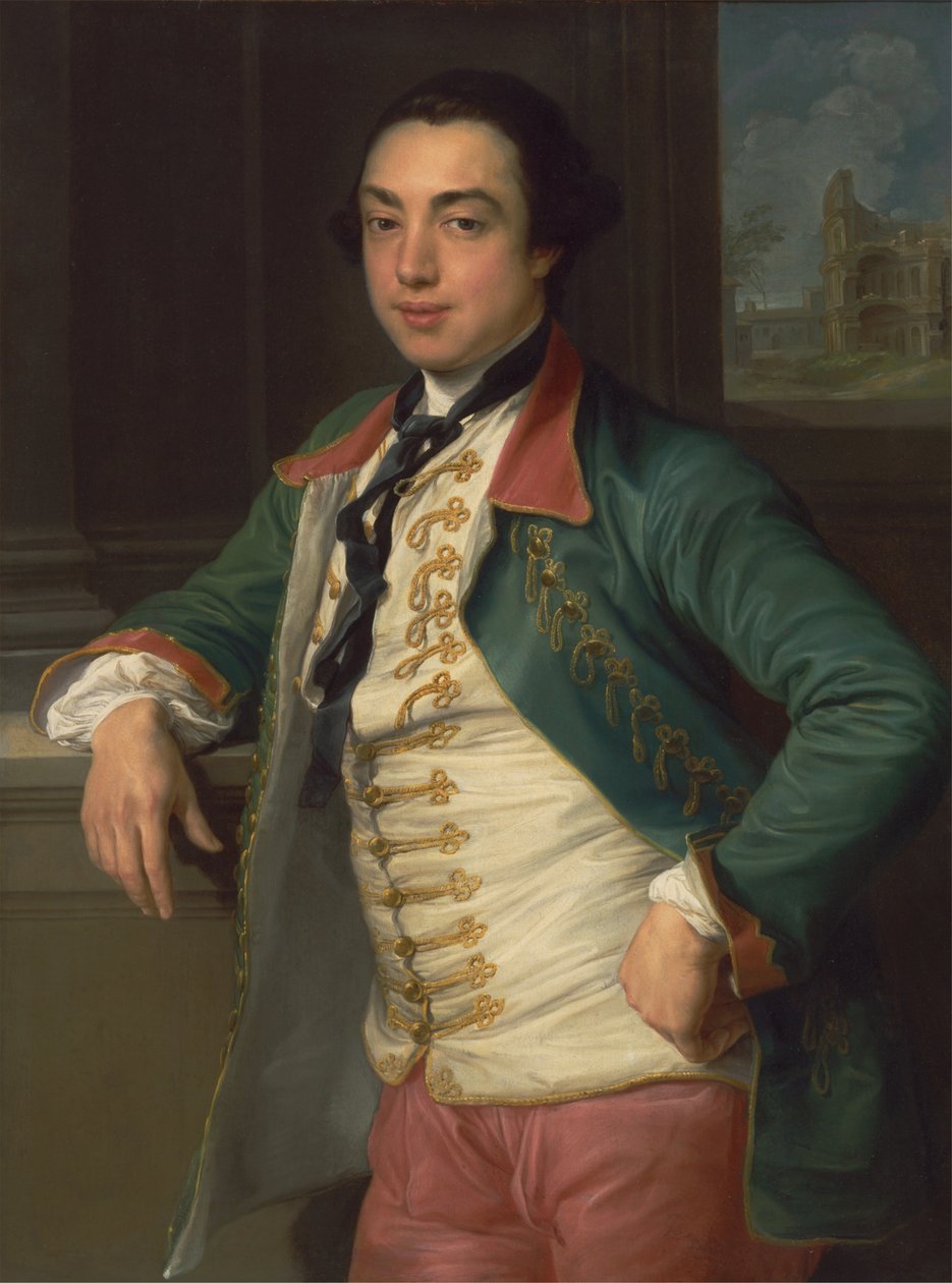 James Caulfeild, 4º Visconde de Charlemont Mais tarde 1º Conde de Charlemont de Pompeo Batoni