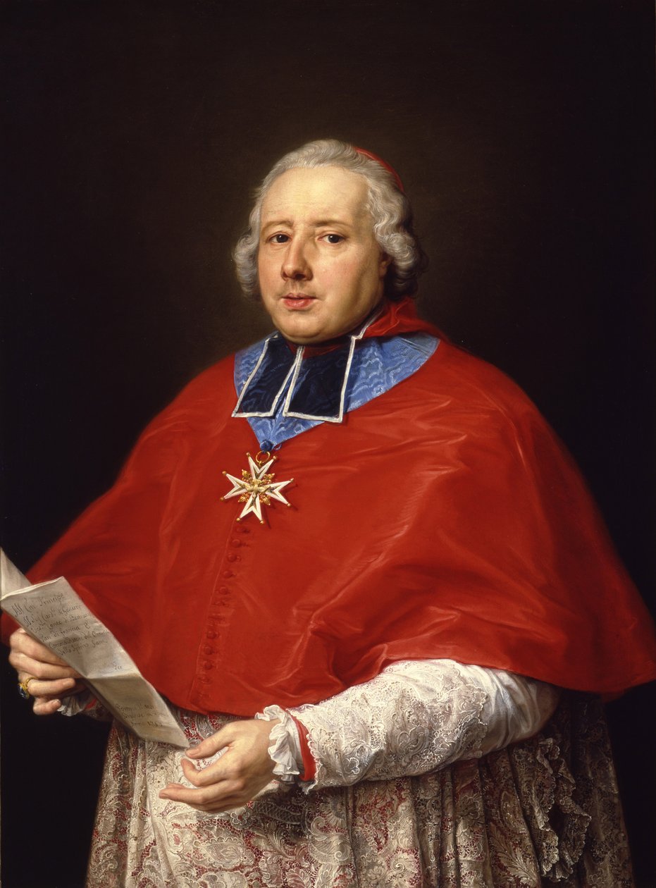 Etienne-René, cardeal Potter de Gesvres, 1758 de Pompeo Girolamo Batoni