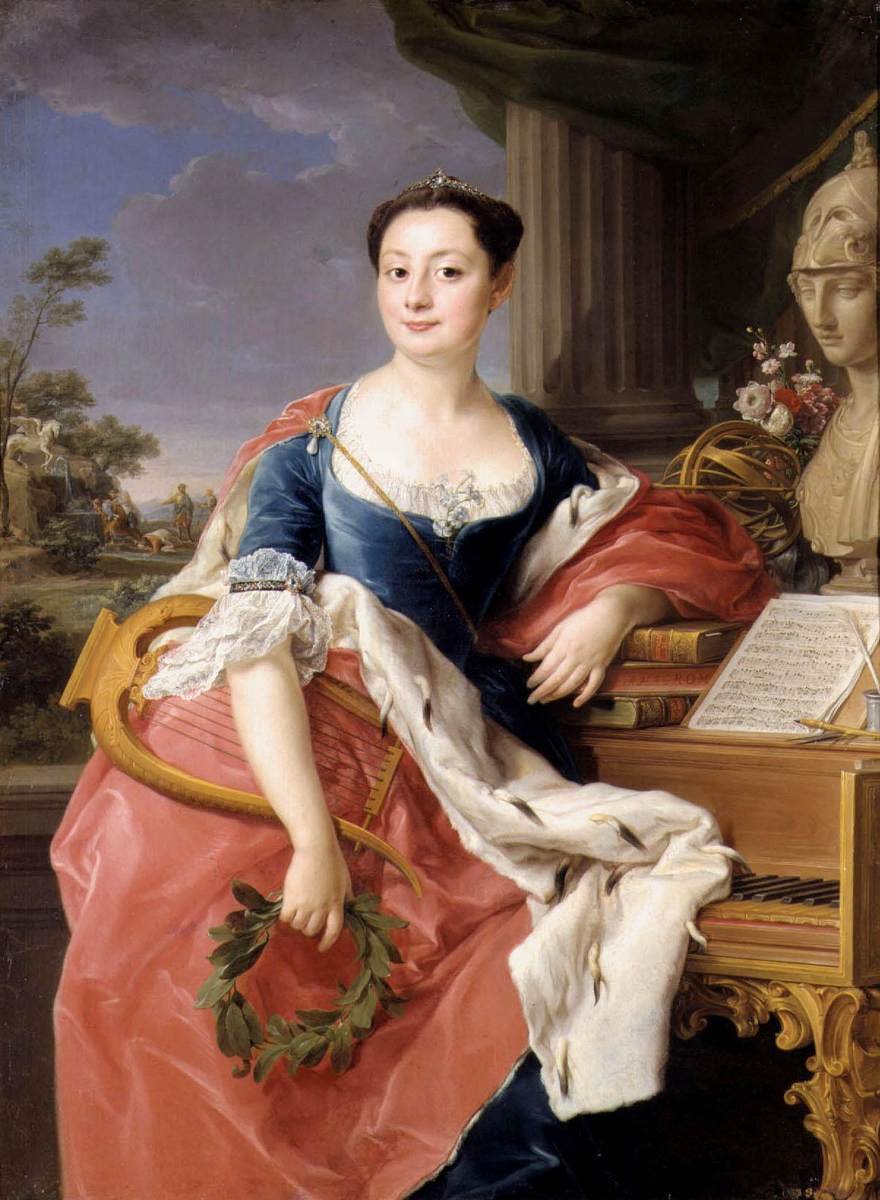 Retrato da princesa Giacinta Orsini Buoncampagni Ludovisi de Pompeo Girolamo Batoni