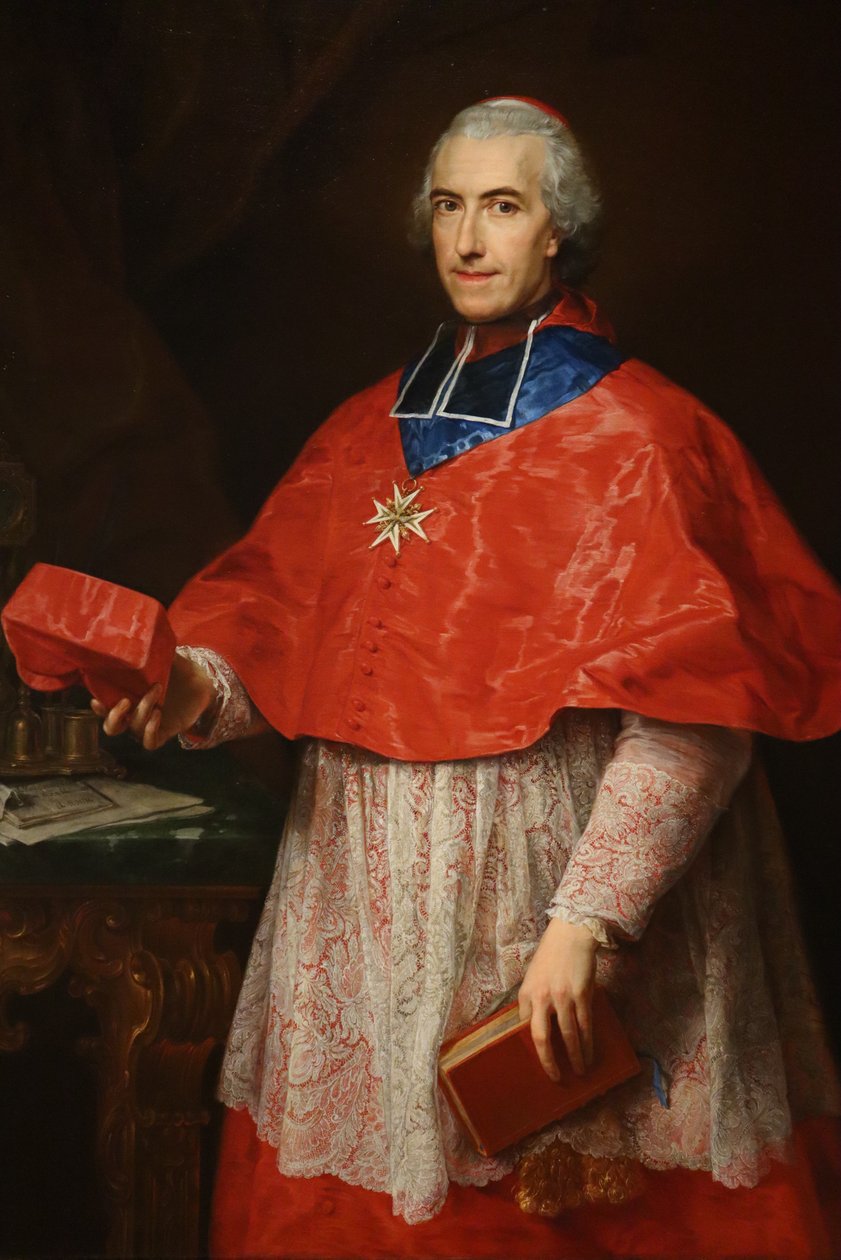 CardealRochechouart de Pompeo Batoni
