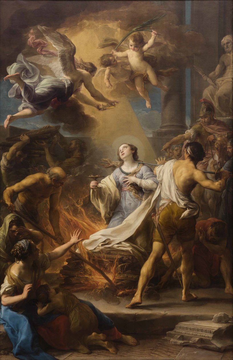 Martírio de Santa Luzia Pompeo Girolamo Batoni de Pompeo Batoni