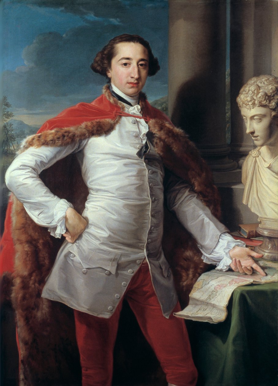 Retrato de Richard Milles, provavelmente dos anos 1760 de Pompeo Batoni