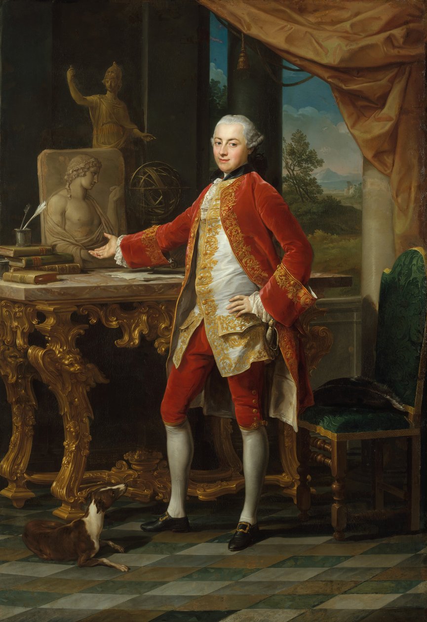 Retrato de um jovem, ca. 1760-65. de Pompeo Batoni