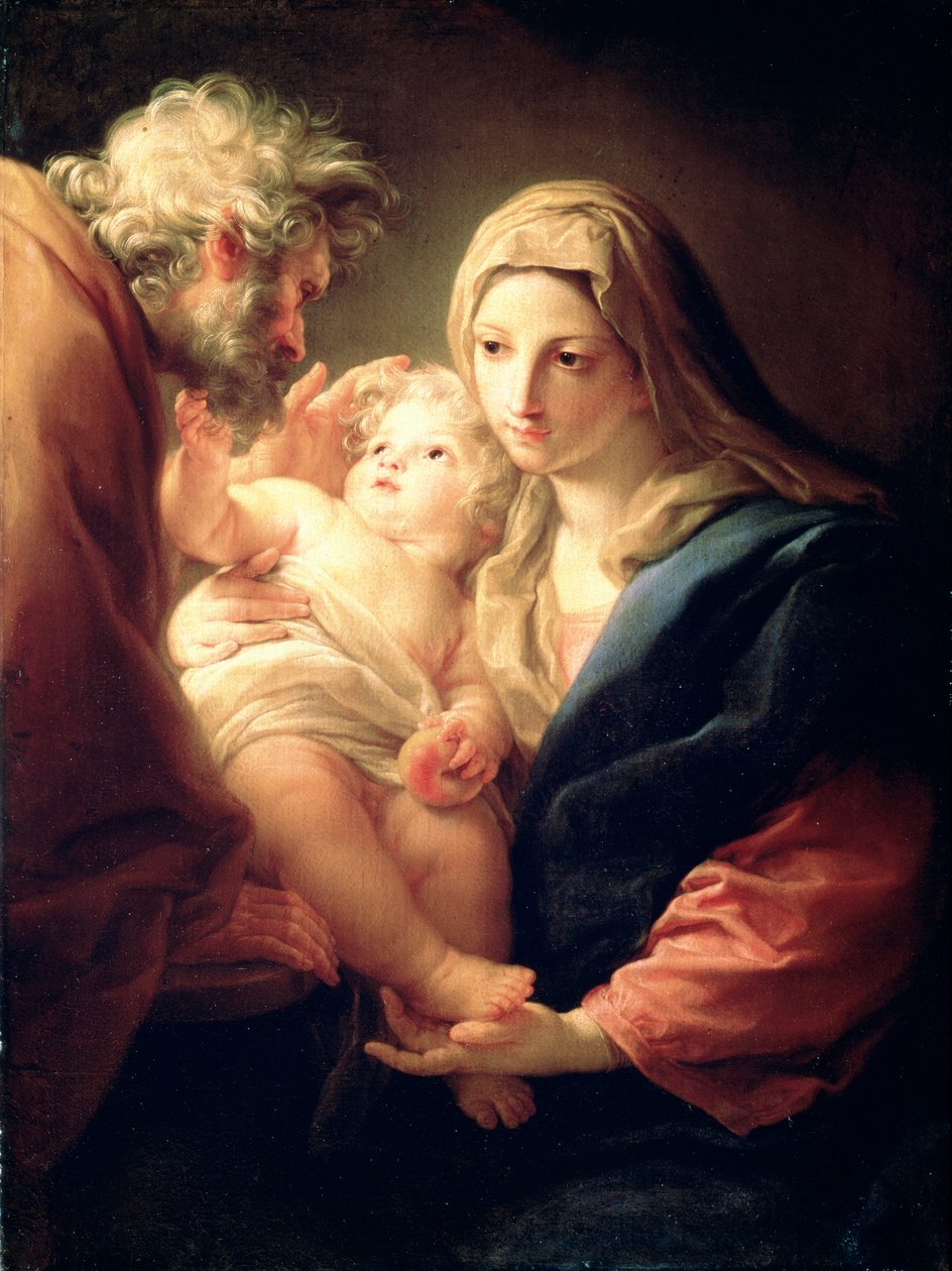 A Sagrada Família, década de 1740. de Pompeo Batoni