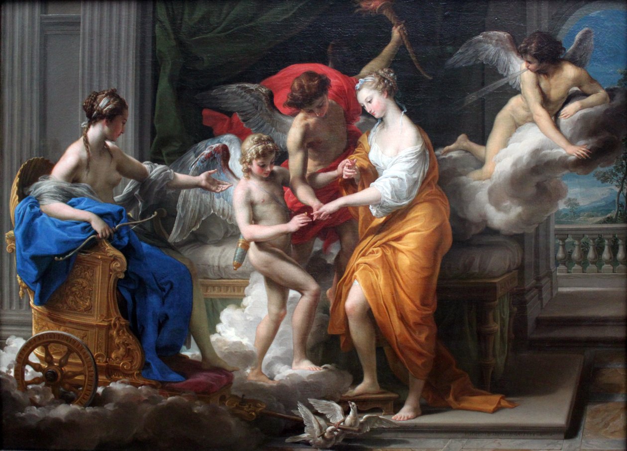 O casamento de Cupido e Psique de Pompeo Batoni
