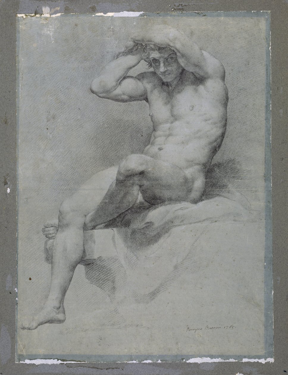 Nude Acadêmico de Pompeo Girolamo Batoni