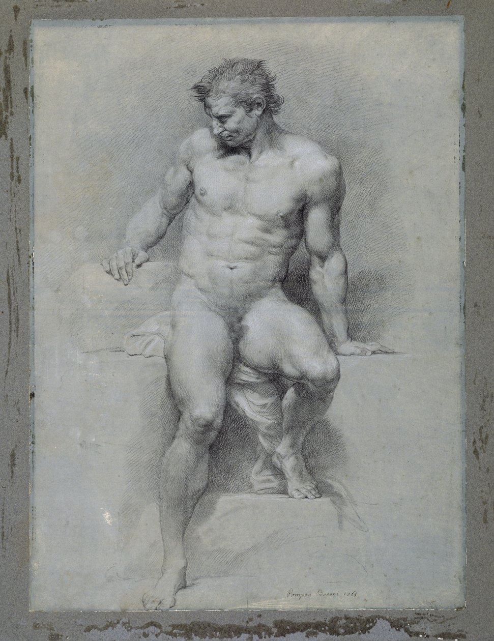 Nude Acadêmico de Pompeo Girolamo Batoni