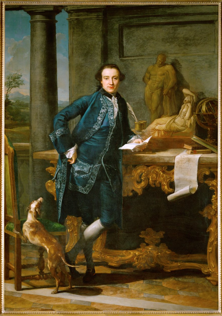 Charles John Crowle, um cavalheiro que veio a Itália na sua "Grand Tour" ... de Pompeo Girolamo Batoni