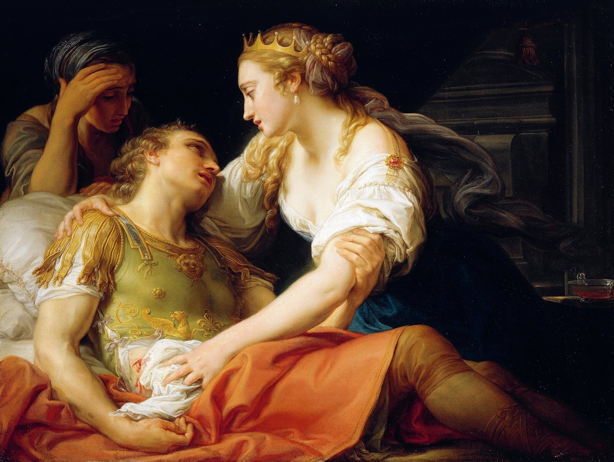 A morte de Marco António de Pompeo Girolamo Batoni
