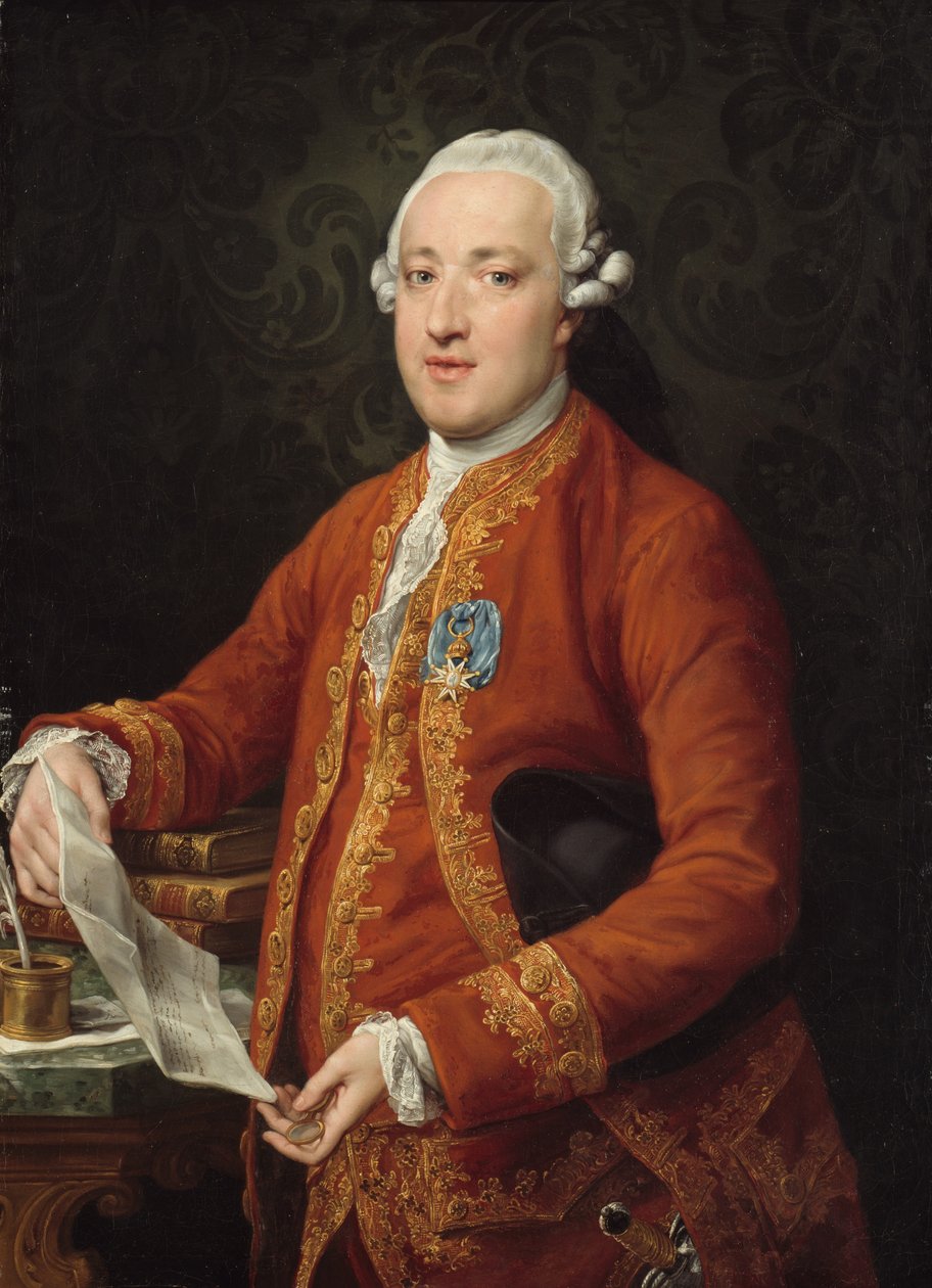 Don José Moñino y Redondo, Conde de Floridablanca de Pompeo Girolamo Batoni